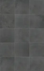 Carrelage, Effet béton, Teinte noire, Grès cérame non-émaillé, 60x60 cm, Surface mate